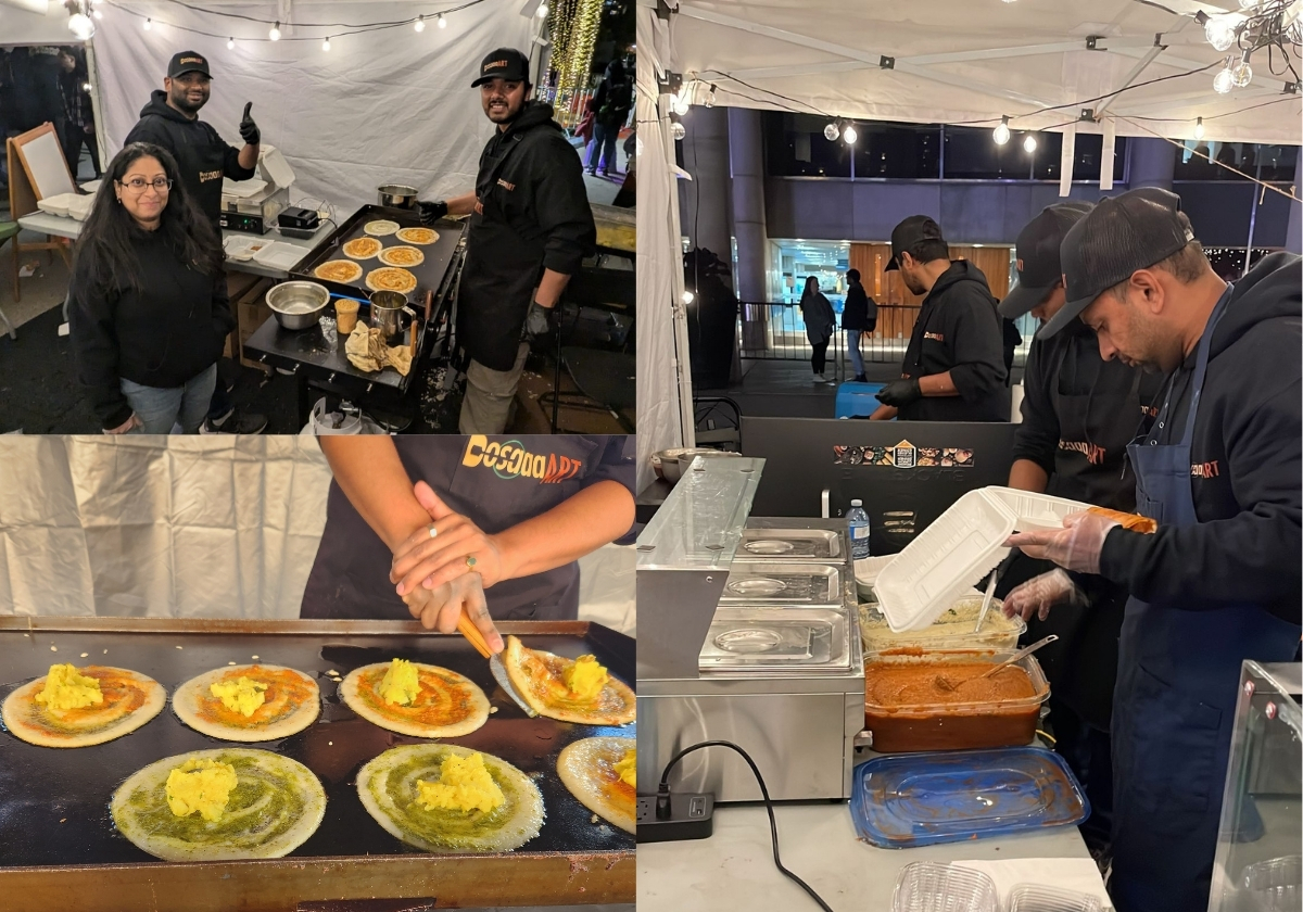 DosaaaART catering event